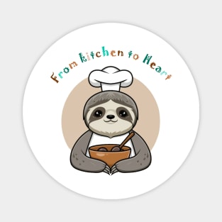 Sloth Chef Magnet